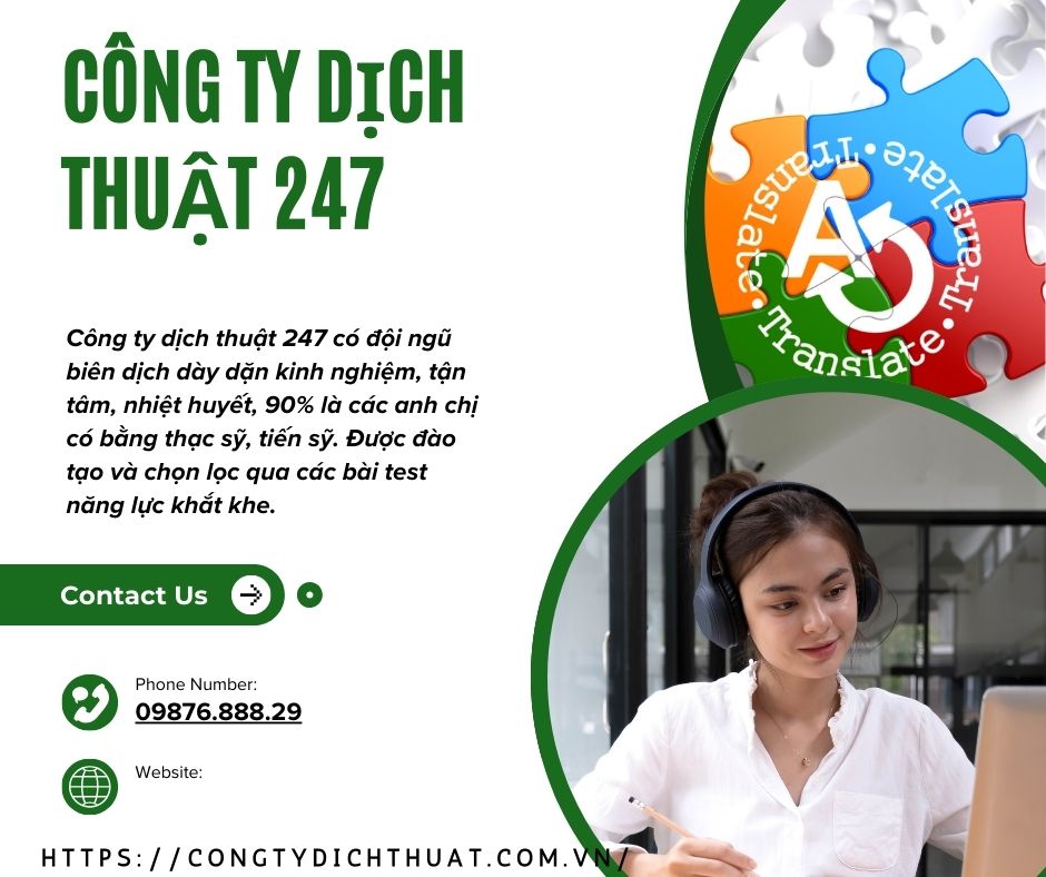 Chuyên cung cấp các dịch vụ dịch thuật