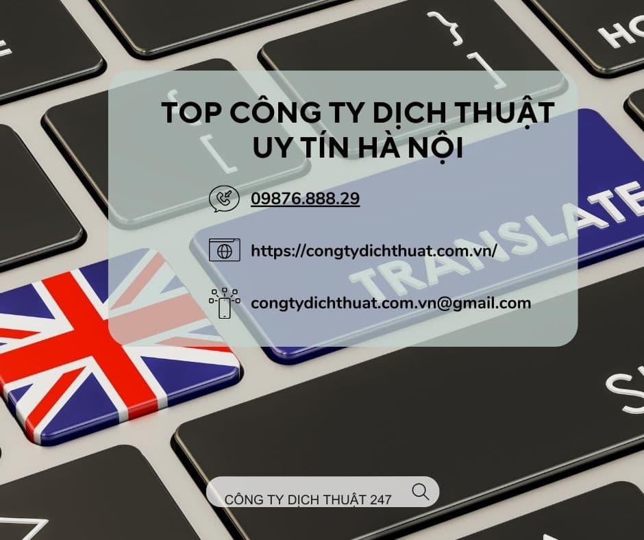 Địa chỉ Công ty dịch thuật UY TÍN NHẤT HN