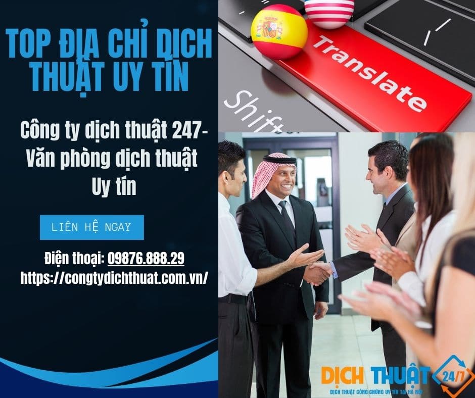 Công ty Dịch thuật 247- Dịch thuật tại Trung Tâm Sài Gòn