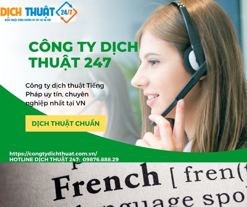 Công ty Dịch thuật tiếng Pháp uy tín