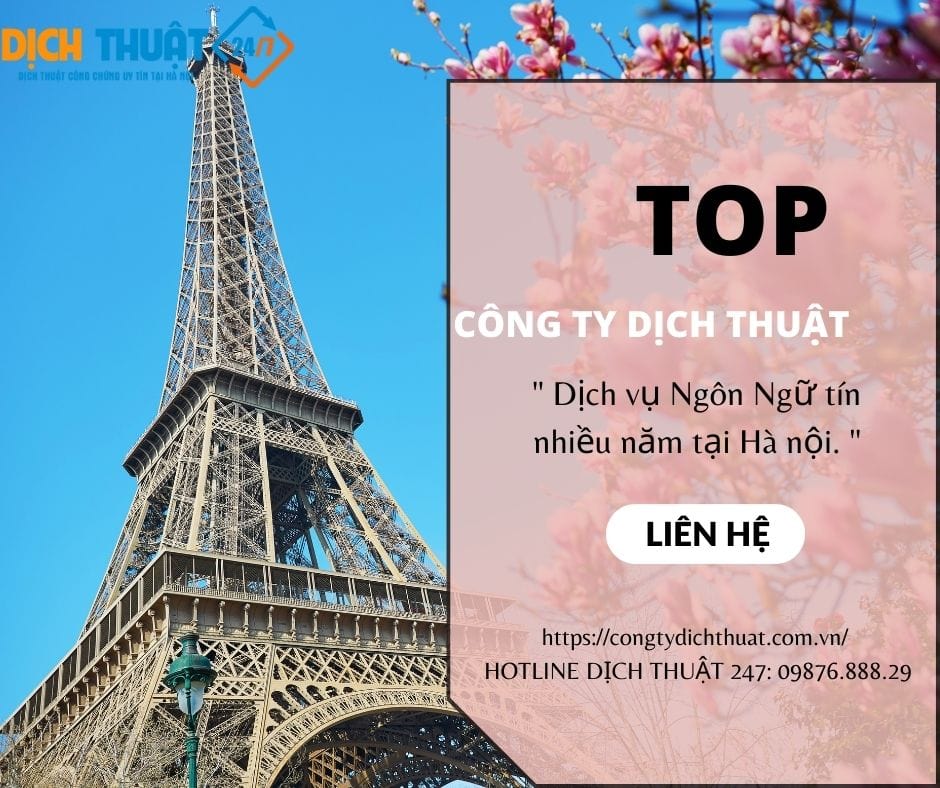Chúng tôi nhận dịch thuật hơn 200 chuyên ngành
