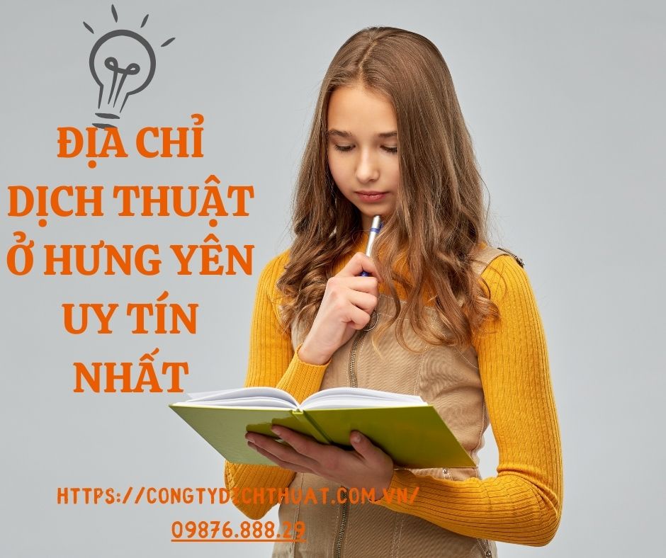 Địa Chỉ Dịch thuật ở Hưng Yên Tiện Lợi Nhất