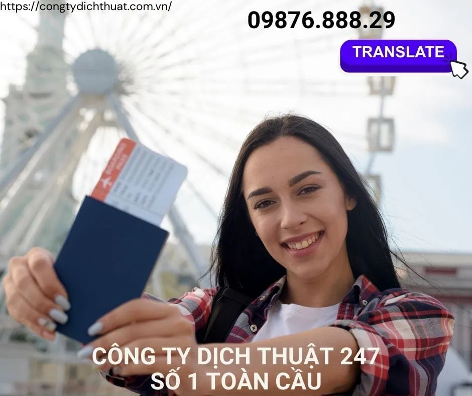 Dịch công chứng tài liệu visa du lịch