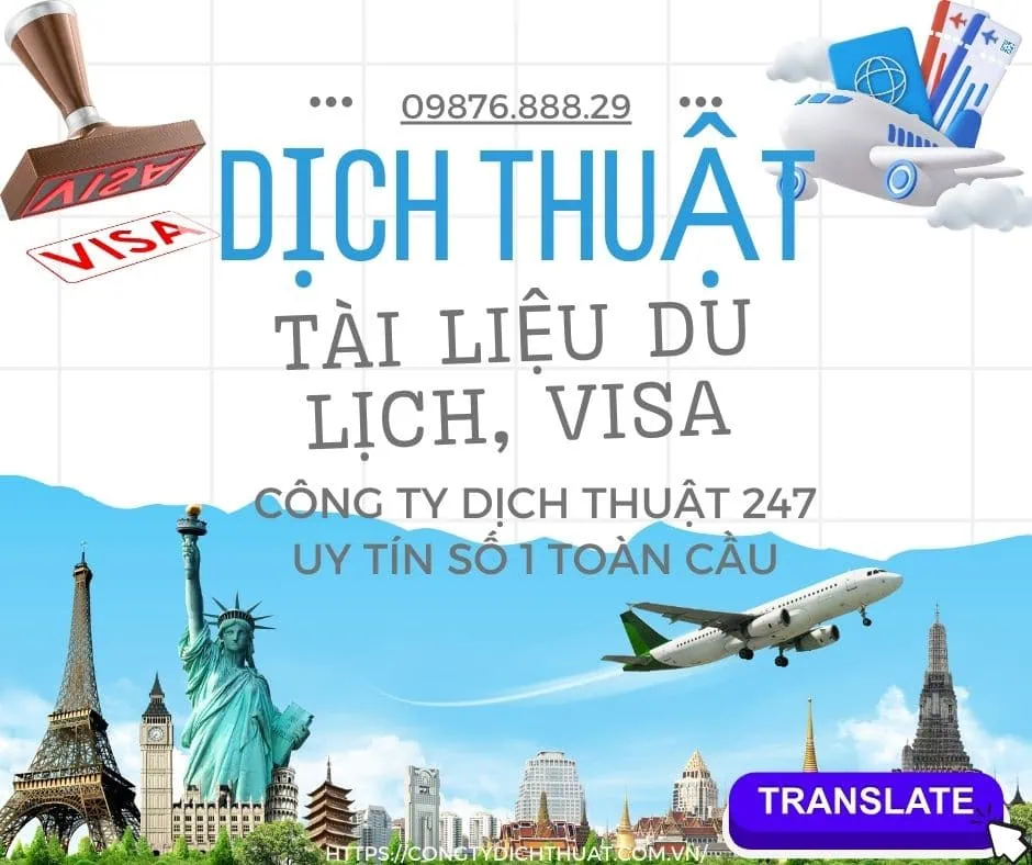 Dịch các tài liệu hướng dẫn du lịch, bản đồ và các bài viết đánh giá
