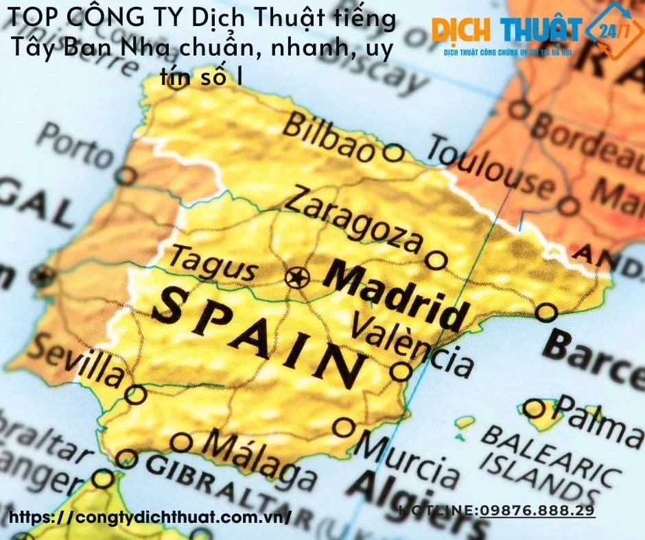 Dịch vụ dịch thuật tiếng Tây Ban Nha