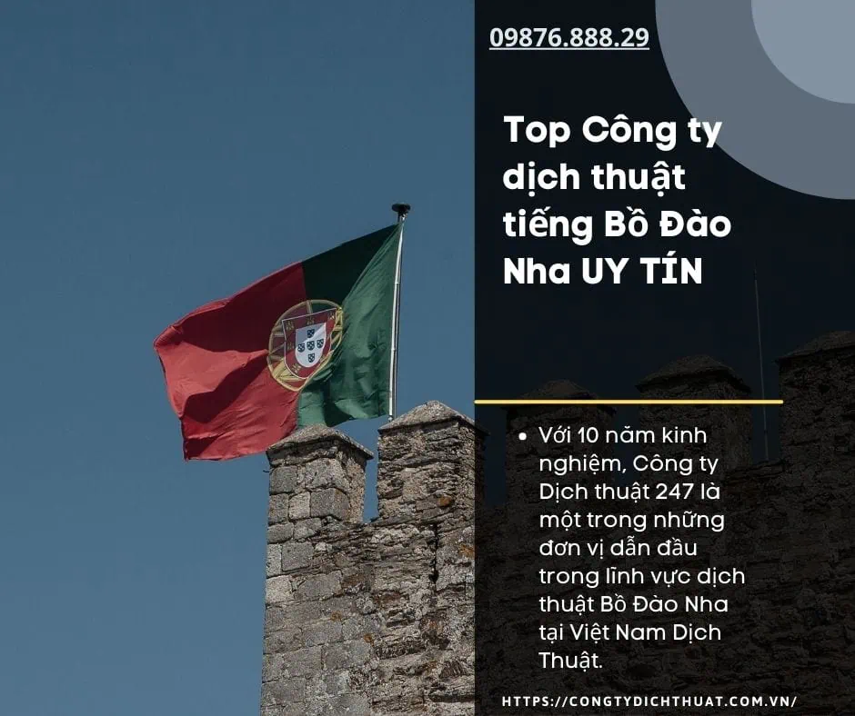 Tiếng Bồ Đào Nha  là một trong 5 ngôn ngữ được sử dụng nhiều và phổ biến trên thế giới.