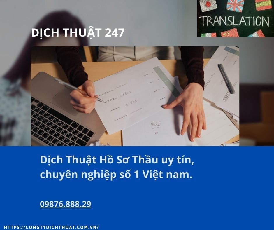 Dịch Thuật Hồ Sơ Thầu uy tín,