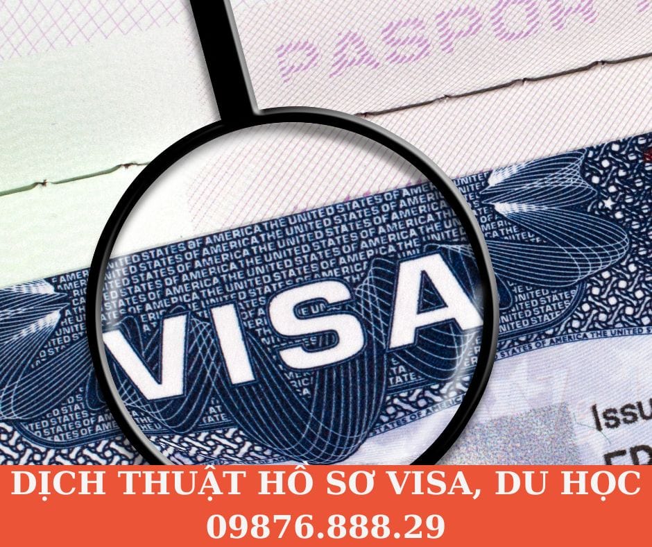Những loại giấy tờ thường cần Dịch thuật hồ sơ Visa Du Học